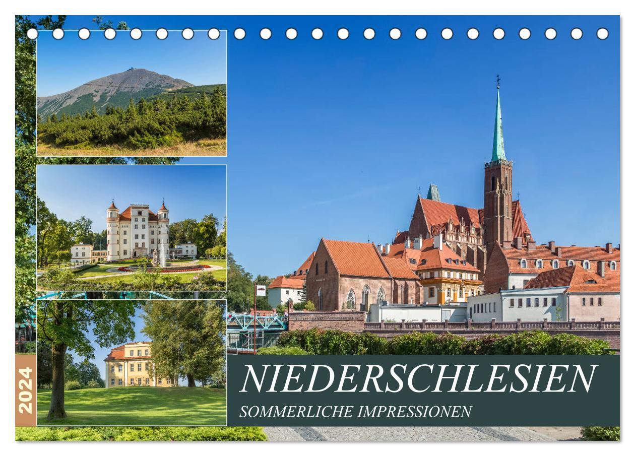 Cover: 9783383203978 | NIEDERSCHLESIEN Sommerliche Impressionen (Tischkalender 2024 DIN A5...