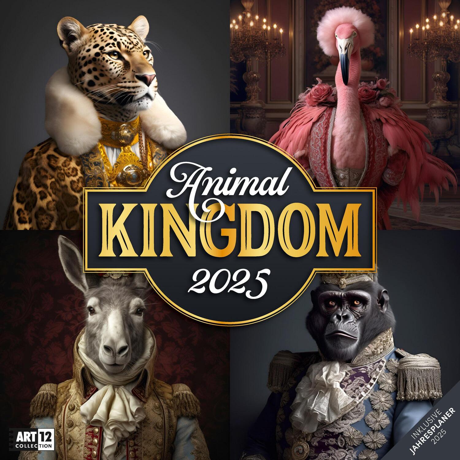 Cover: 9783838445069 | Animal Kingdom Kalender 2025 - 30x30 | Ackermann Kunstverlag | 28 S.