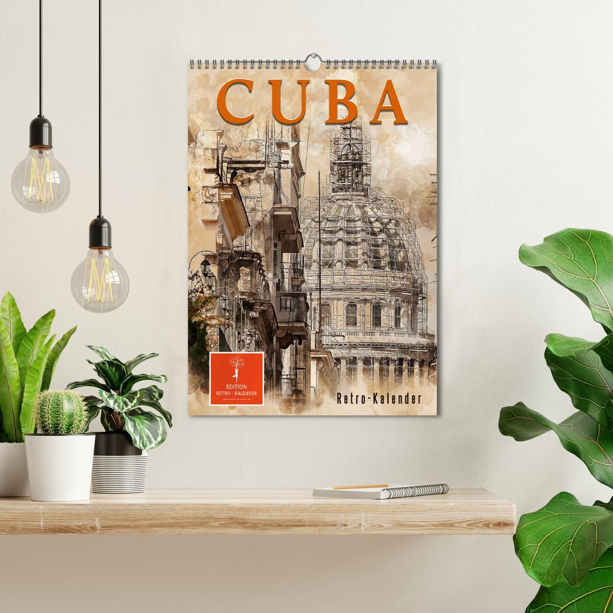 Bild: 9783435909063 | Cuba Retro Kalender (Wandkalender 2025 DIN A3 hoch), CALVENDO...