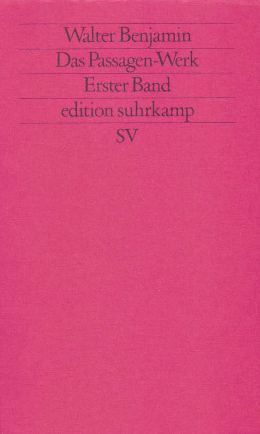 Cover: 9783518112007 | Das Passagen-Werk | 2 Bände im Schuber | Walter Benjamin | Taschenbuch