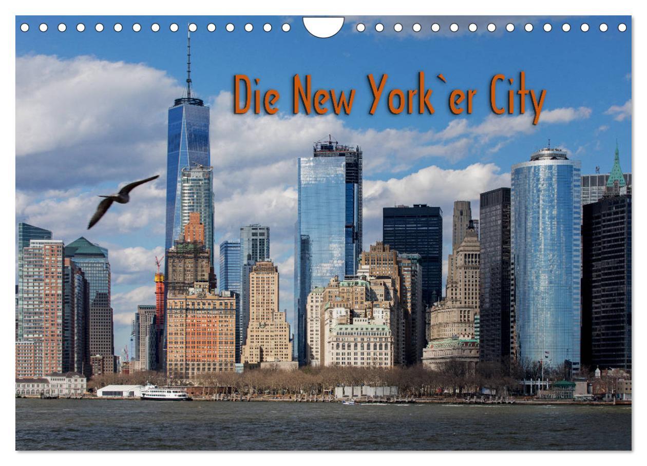 Cover: 9783435377725 | Die New Yorker City (Wandkalender 2025 DIN A4 quer), CALVENDO...