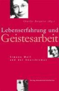 Cover: 9783939045045 | Lebenserfahrung und Geistesarbeit | Simone Weil und der Anarchismus