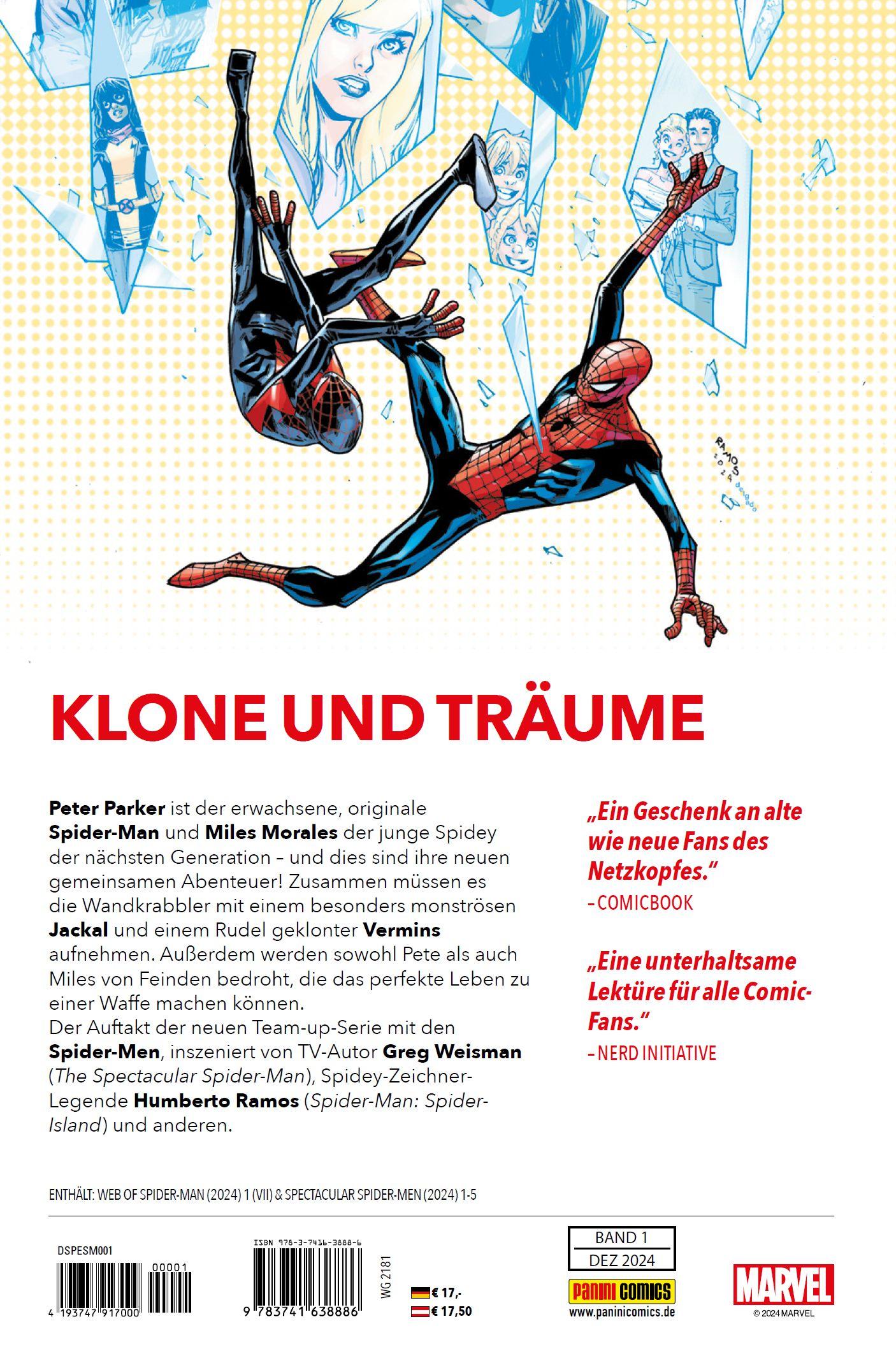 Rückseite: 9783741638886 | Die Spektakulären Spider-Men | Bd. 1: Doppelt hält besser | Buch