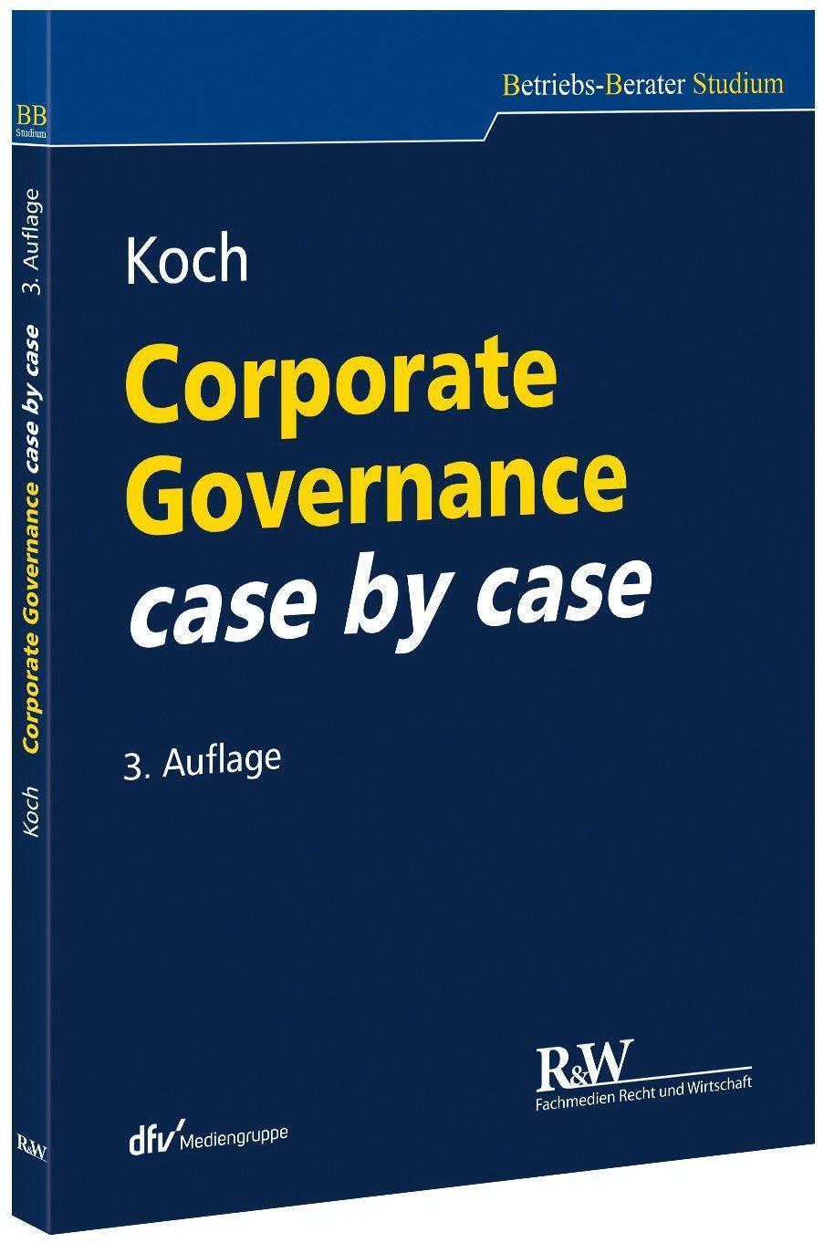 Cover: 9783800518128 | Corporate Governance case by case | Christopher Koch | Taschenbuch