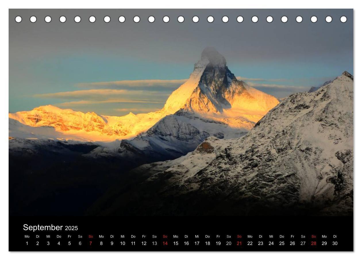 Bild: 9783435716043 | Faszination Matterhorn (Tischkalender 2025 DIN A5 quer), CALVENDO...