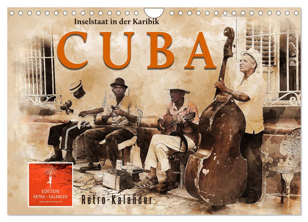 Cover: 9783435087594 | Cuba - Inselstaat in der Karibik (Wandkalender 2025 DIN A4 quer),...