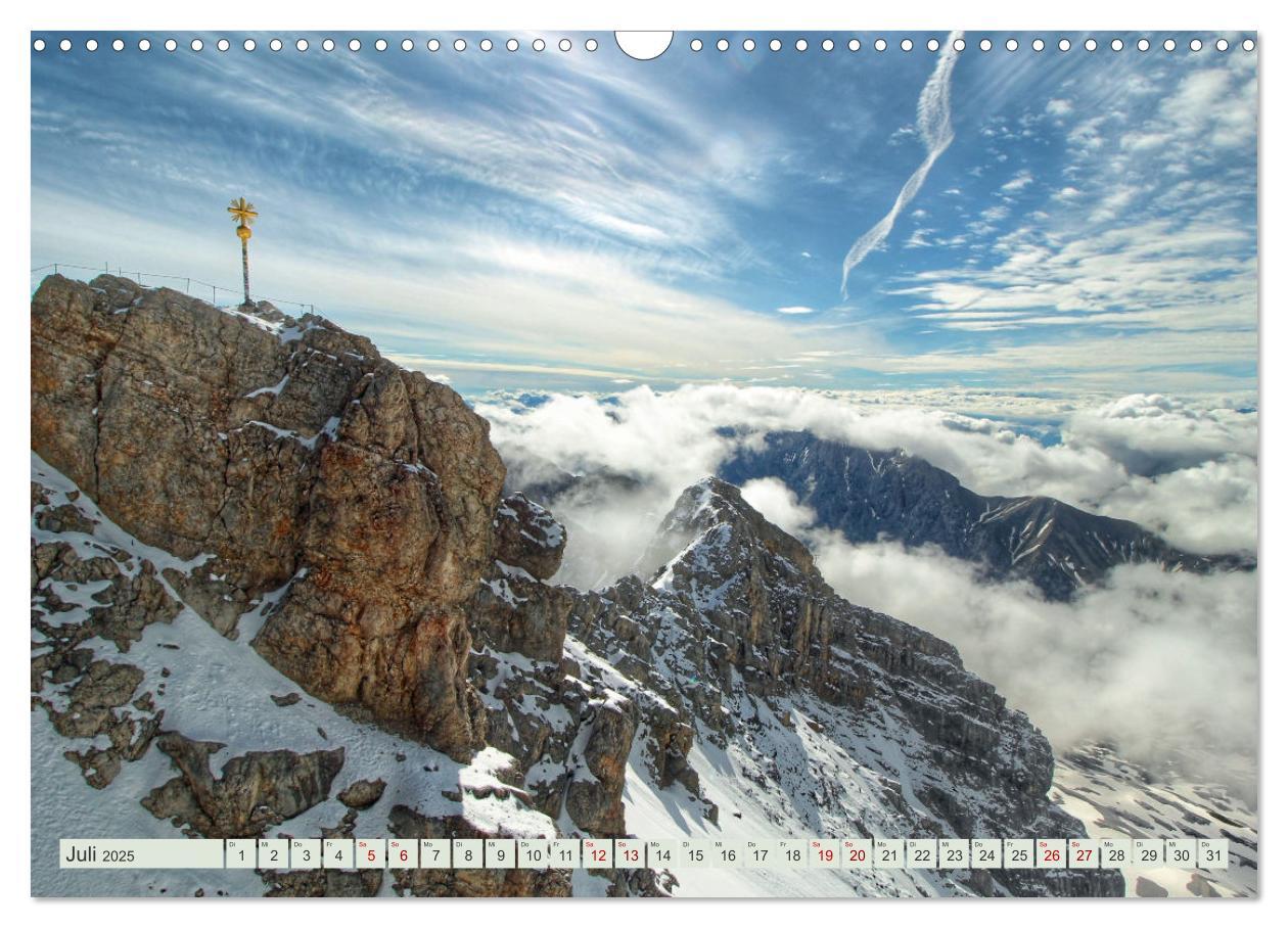 Bild: 9783383982552 | Zauber der Zugspitze (Wandkalender 2025 DIN A3 quer), CALVENDO...