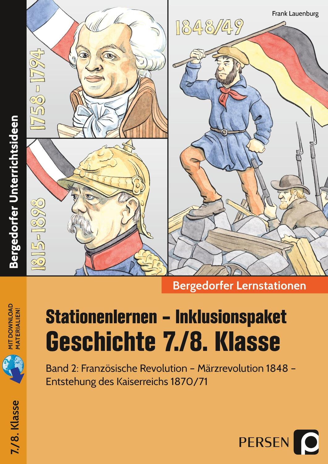 Cover: 9783403203803 | Stationenlernen Geschichte 7/8 Band 2 - inklusiv | Frank Lauenburg