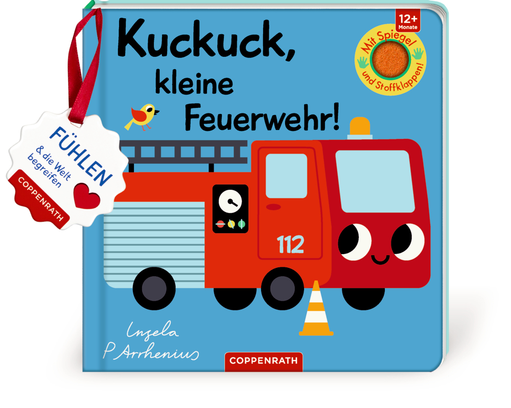 Cover: 9783649639978 | Mein Filz-Fühlbuch: Kuckuck, kleine Feuerwehr! | Ingela P. Arrhenius