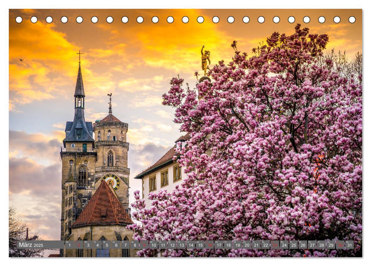 Bild: 9783435146031 | Historisches Stuttgart 2025 (Tischkalender 2025 DIN A5 quer),...