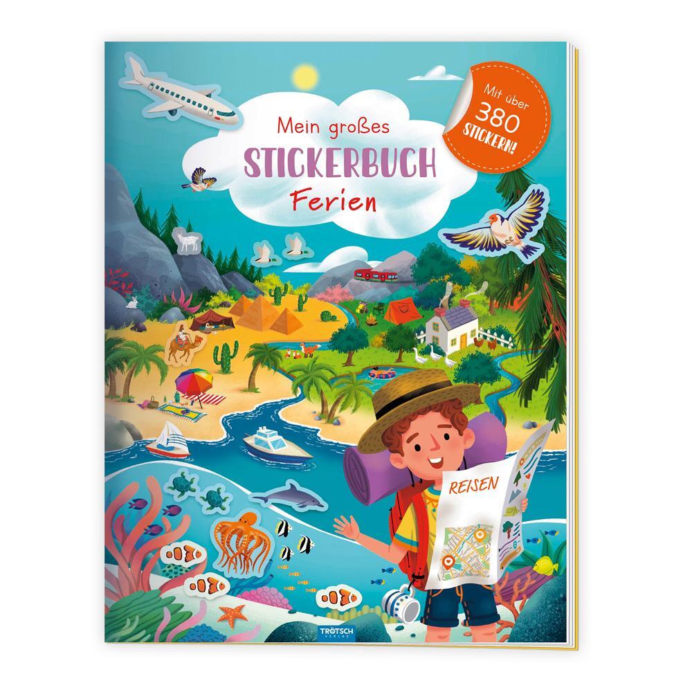Cover: 9783988021472 | Trötsch Stickerbuch Mein großes Stickerbuch Ferien | KG | Taschenbuch