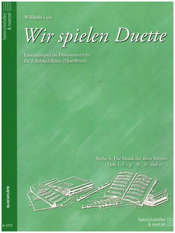 Cover: 9790204537174 | Wir Spielen Duette Reihe A Heft 1 | Lutz | Buch | EAN 9790204537174