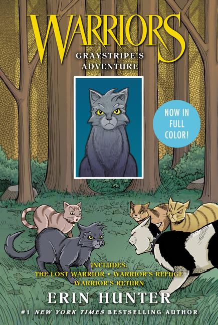 Cover: 9780062573001 | Warriors: Graystripe's Adventure: 3 Full-Color Warriors Books in 1