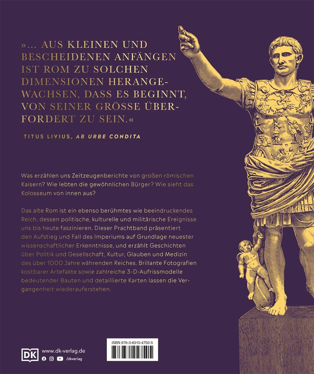 Rückseite: 9783831047505 | DK Kulturgeschichte. Das alte Rom | Laura Aitken-Burt (u. a.) | Buch