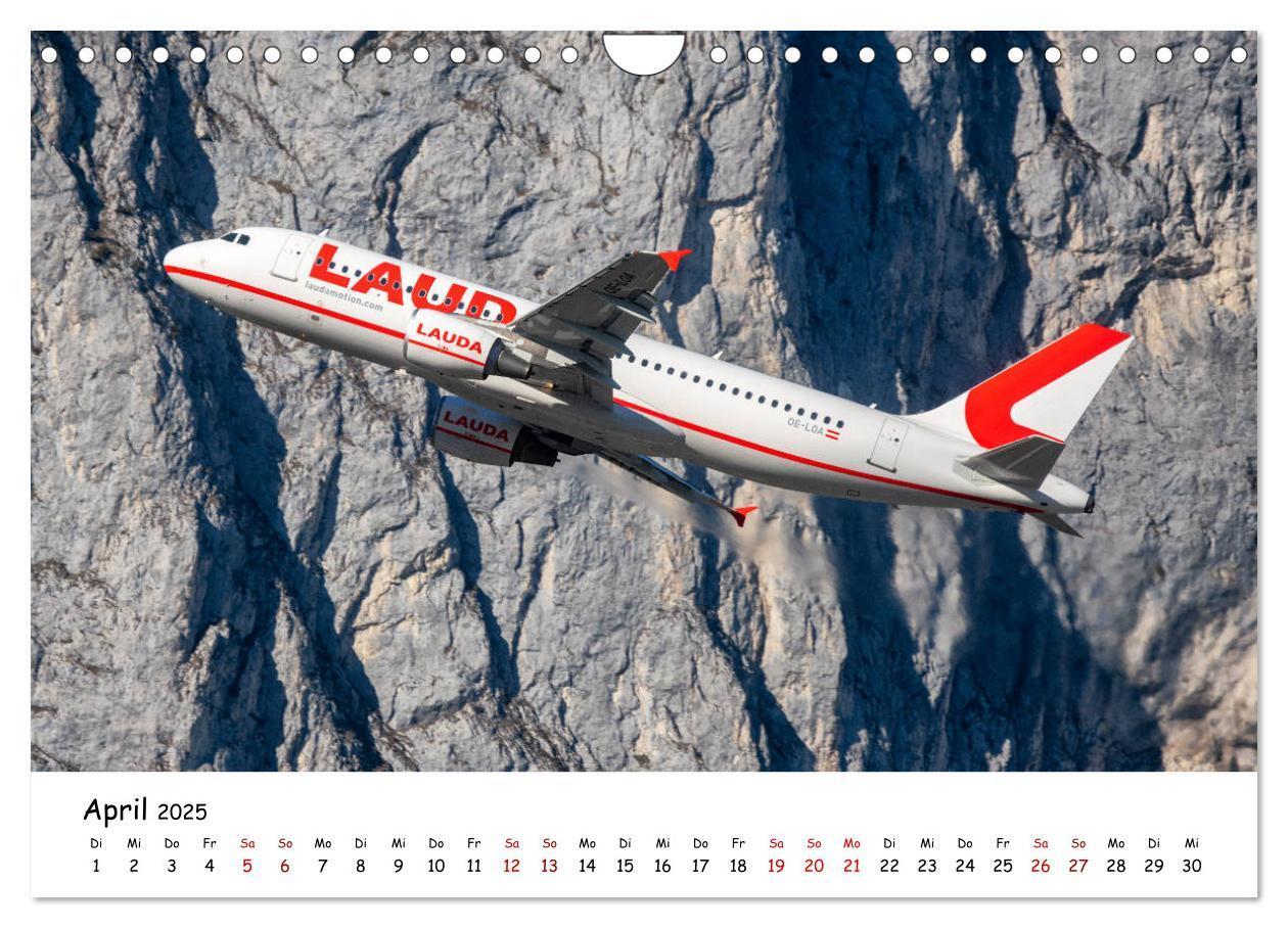 Bild: 9783435122912 | Flugzeuge in beeindruckender Kulisse (Wandkalender 2025 DIN A4...