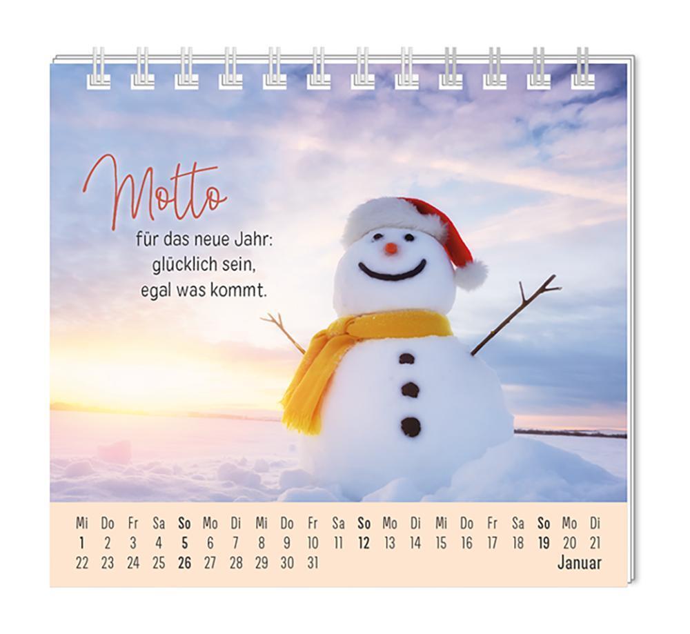 Bild: 9783986361075 | Mini-Kalender 2025 Eine Extraportion Glück für dich! | Mini-Kalender