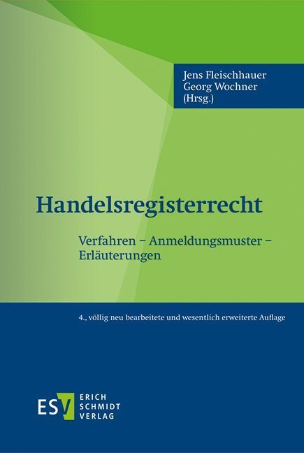 Cover: 9783503182626 | Handelsregisterrecht | Georg Wochner (u. a.) | Buch | 1214 S. | 2019