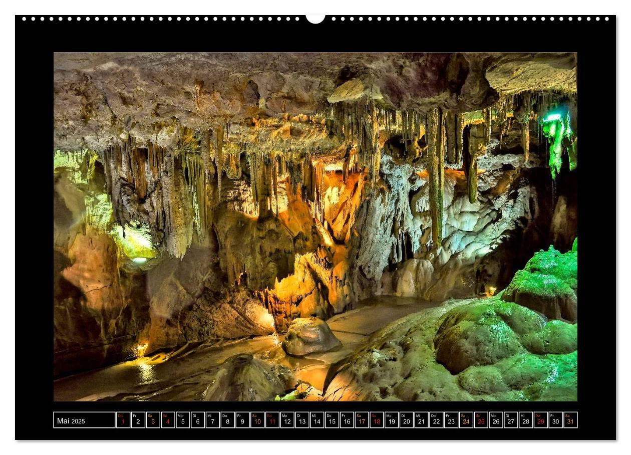 Bild: 9783435596096 | Höhlen, Stalaktiten und Stalagmiten (Wandkalender 2025 DIN A2...