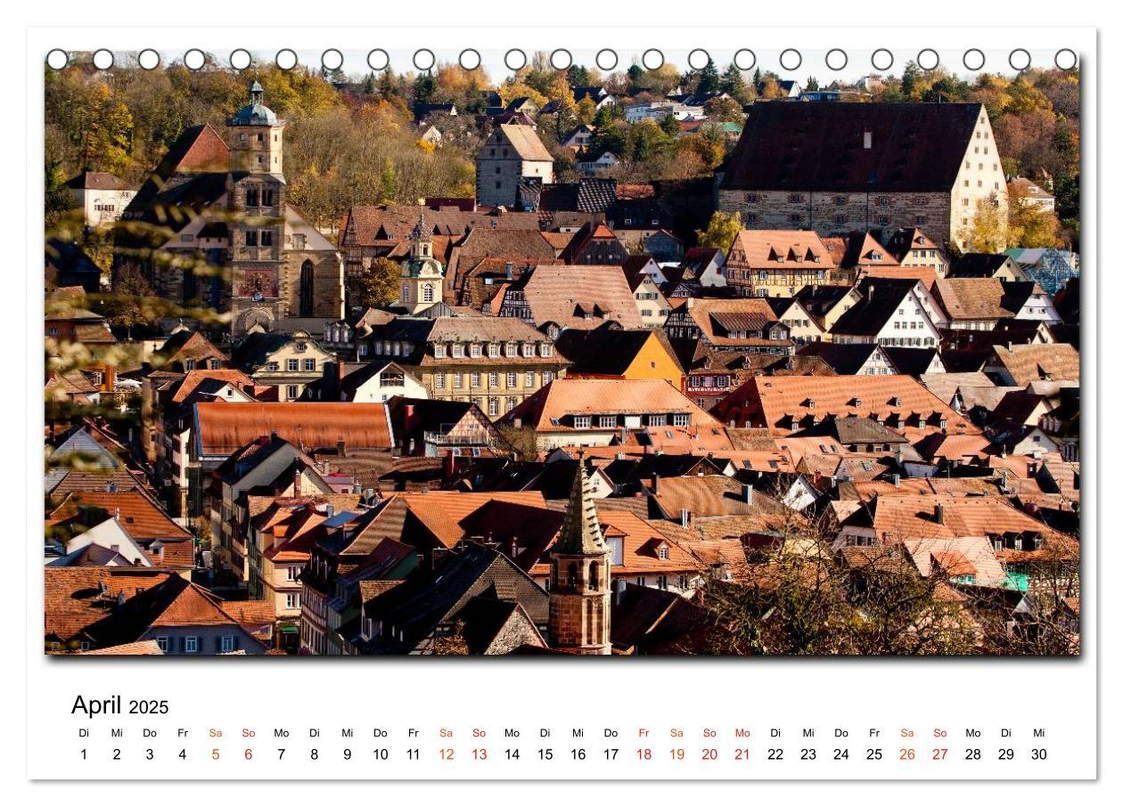 Bild: 9783435732425 | Aus der Ferne: Schwäbisch Hall 2025 (Tischkalender 2025 DIN A5...