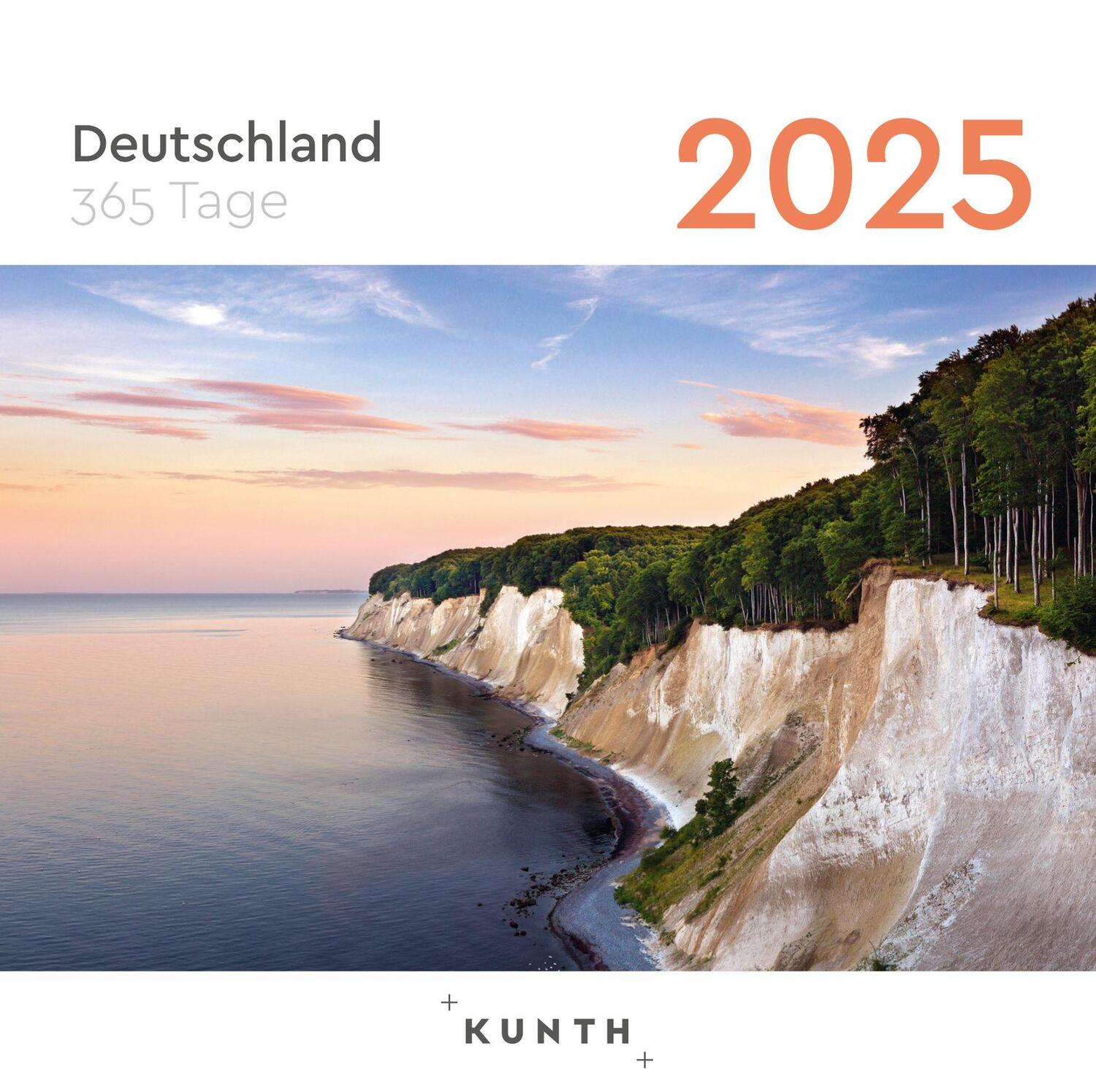 Cover: 9783965913813 | Deutschland - KUNTH 365-Tage-Abreißkalender 2025 | Kalender | 368 S.
