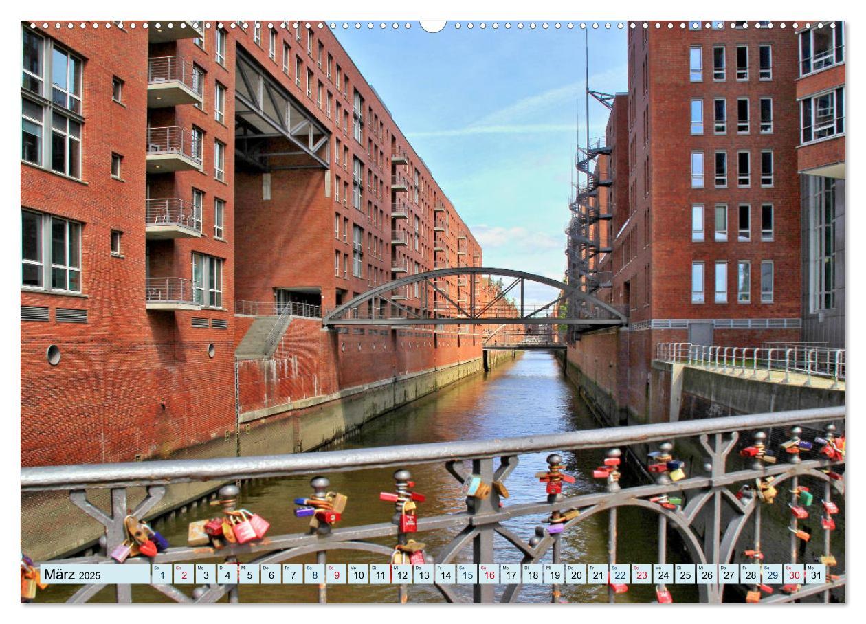 Bild: 9783435303236 | Hamburg - Ein Tag in der Speicherstadt (Wandkalender 2025 DIN A2...