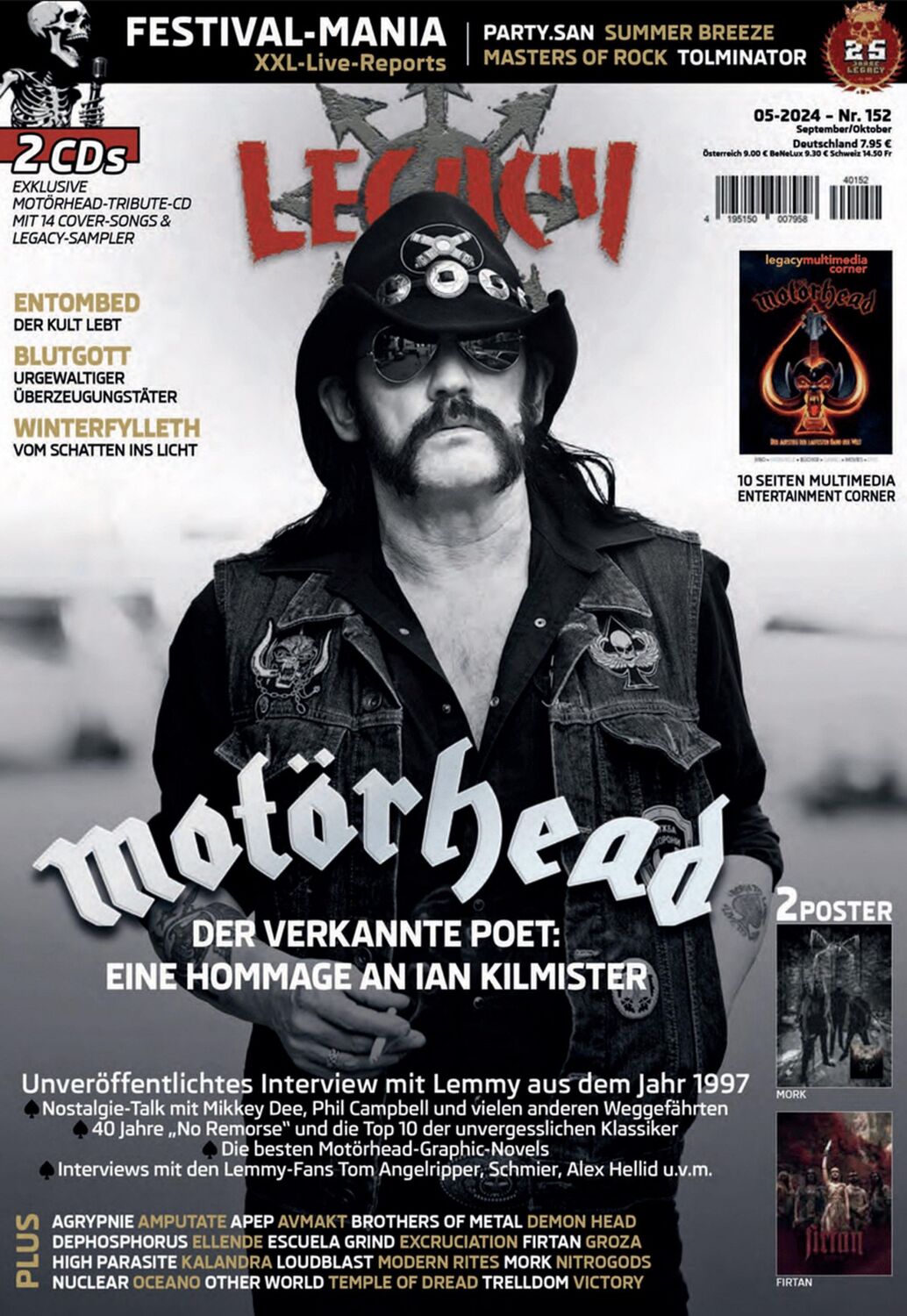 Cover: 9783959365581 | LEGACY MAGAZIN: THE VOICE FROM THE DARKSIDE | Ausgabe #152 (5/2024)