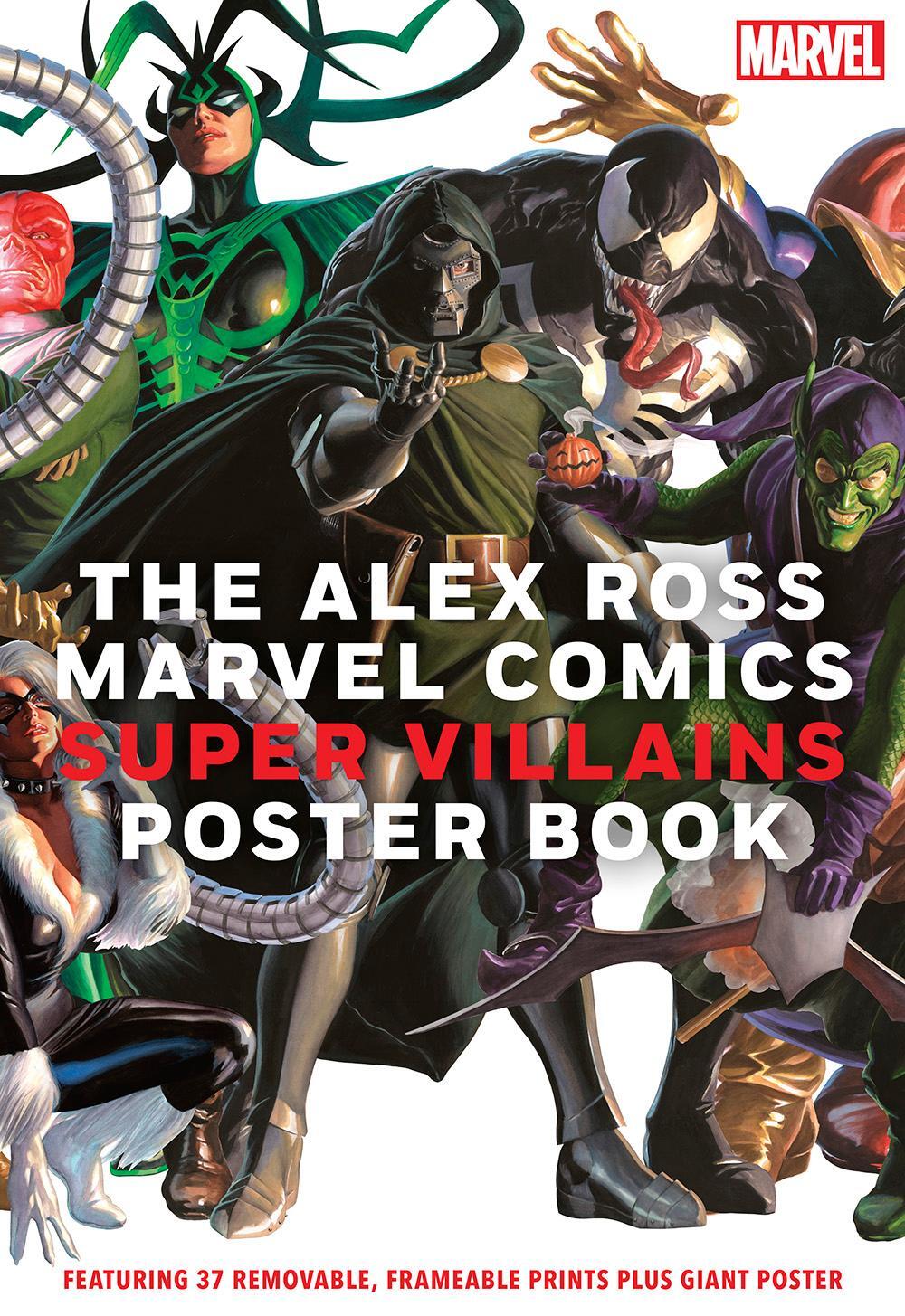 Cover: 9781419770463 | The Alex Ross Marvel Comics Super Villains Poster Book | Alex Ross