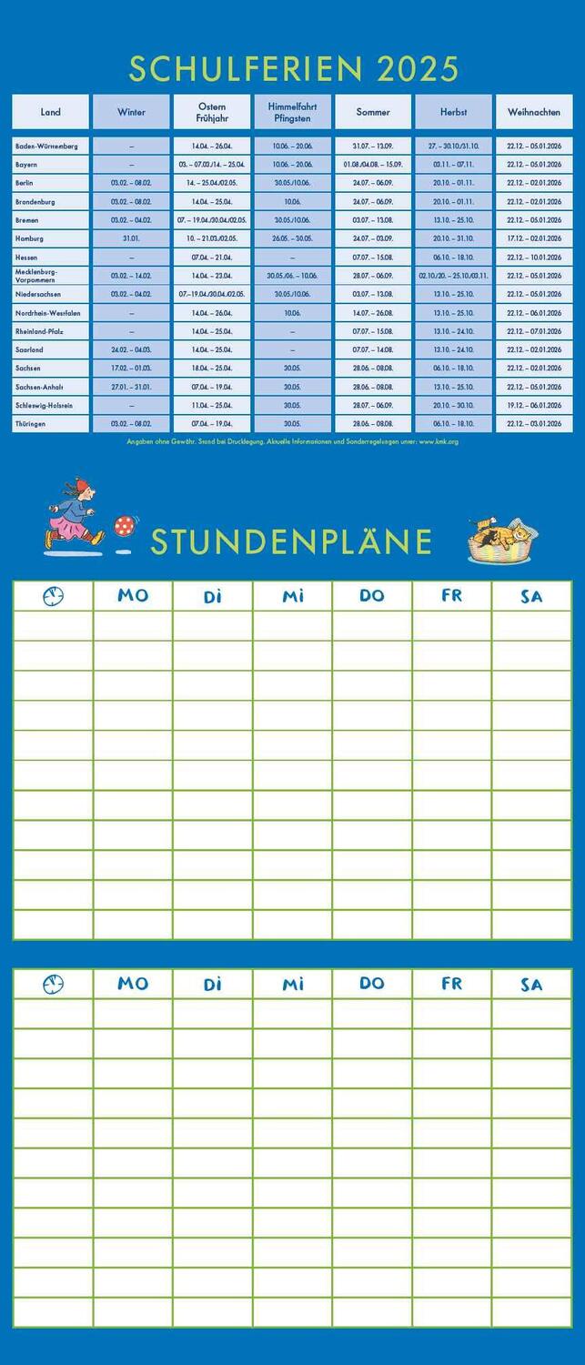 Bild: 4250809653112 | Wimmlingen 2025 - Mega-Familienkalender mit 7 Spalten - Mit 2...