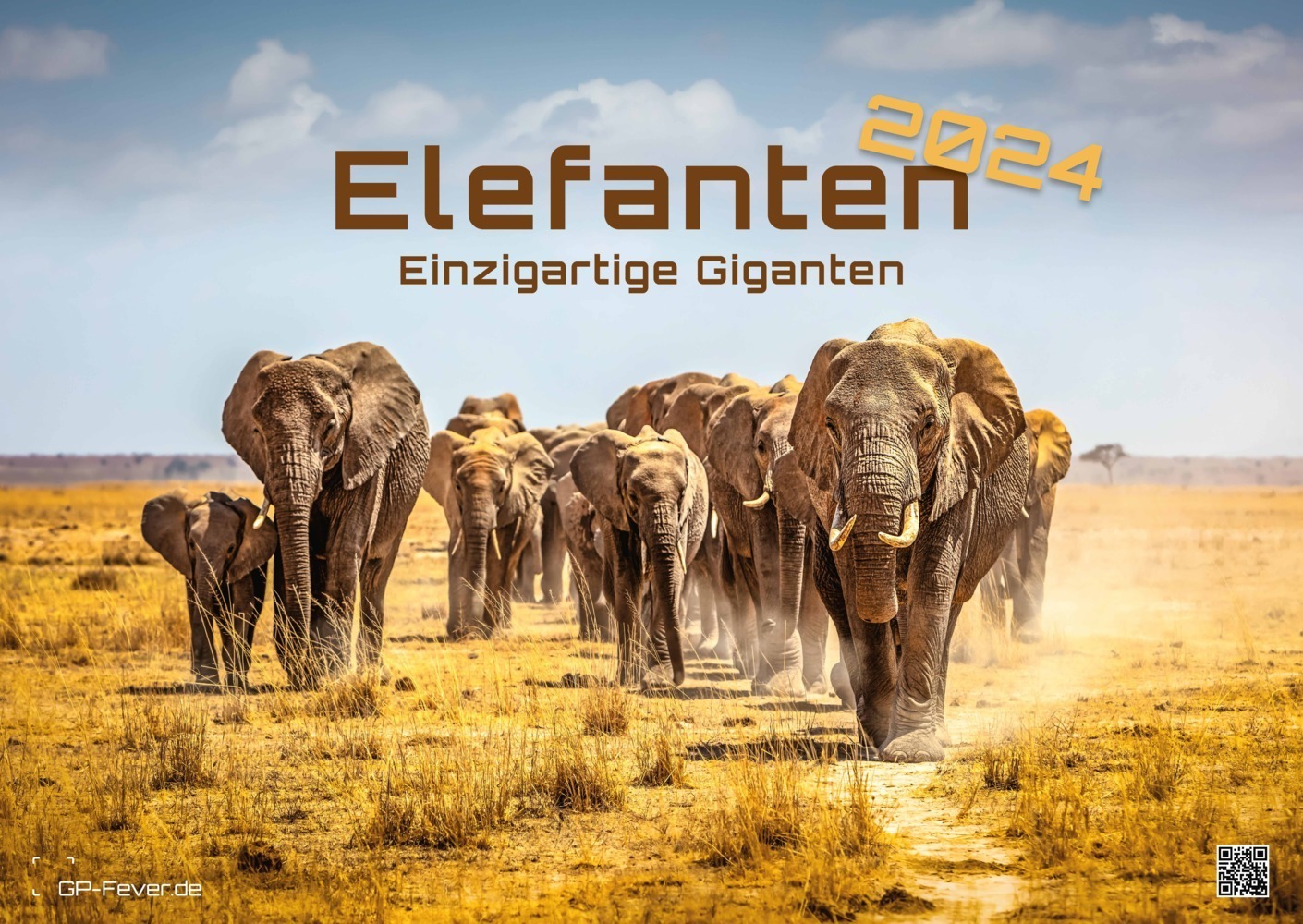 Cover: 9783986732370 | Elefanten - einzigartige Giganten - 2024 - Kalender DIN A2 | Kalender