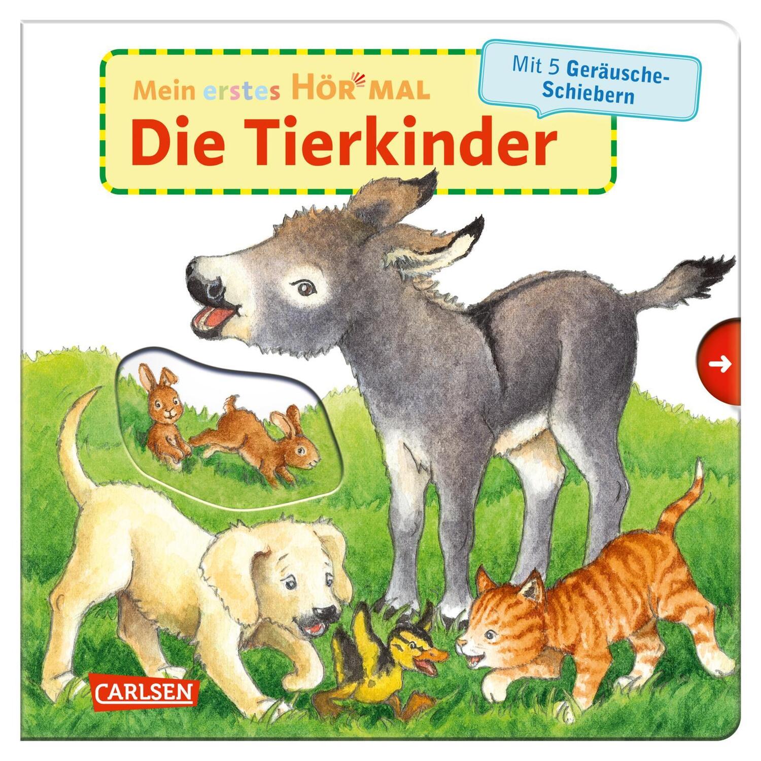 Cover: 9783551254733 | Mein erstes Hör mal (Soundbuch ab 1 Jahr): Die Tierkinder | Trapp