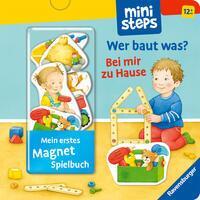 Cover: 9783473308002 | Mein erstes Magnetbuch: Wer baut was? Bei mir zu Hause | Sandra Grimm