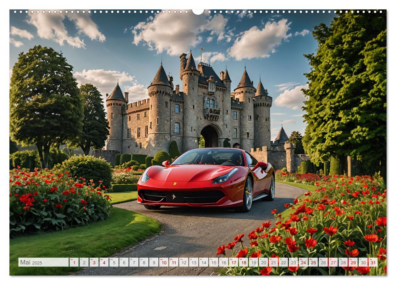 Bild: 9783457137628 | Virtual Classic Cars (Wandkalender 2025 DIN A2 quer), CALVENDO...