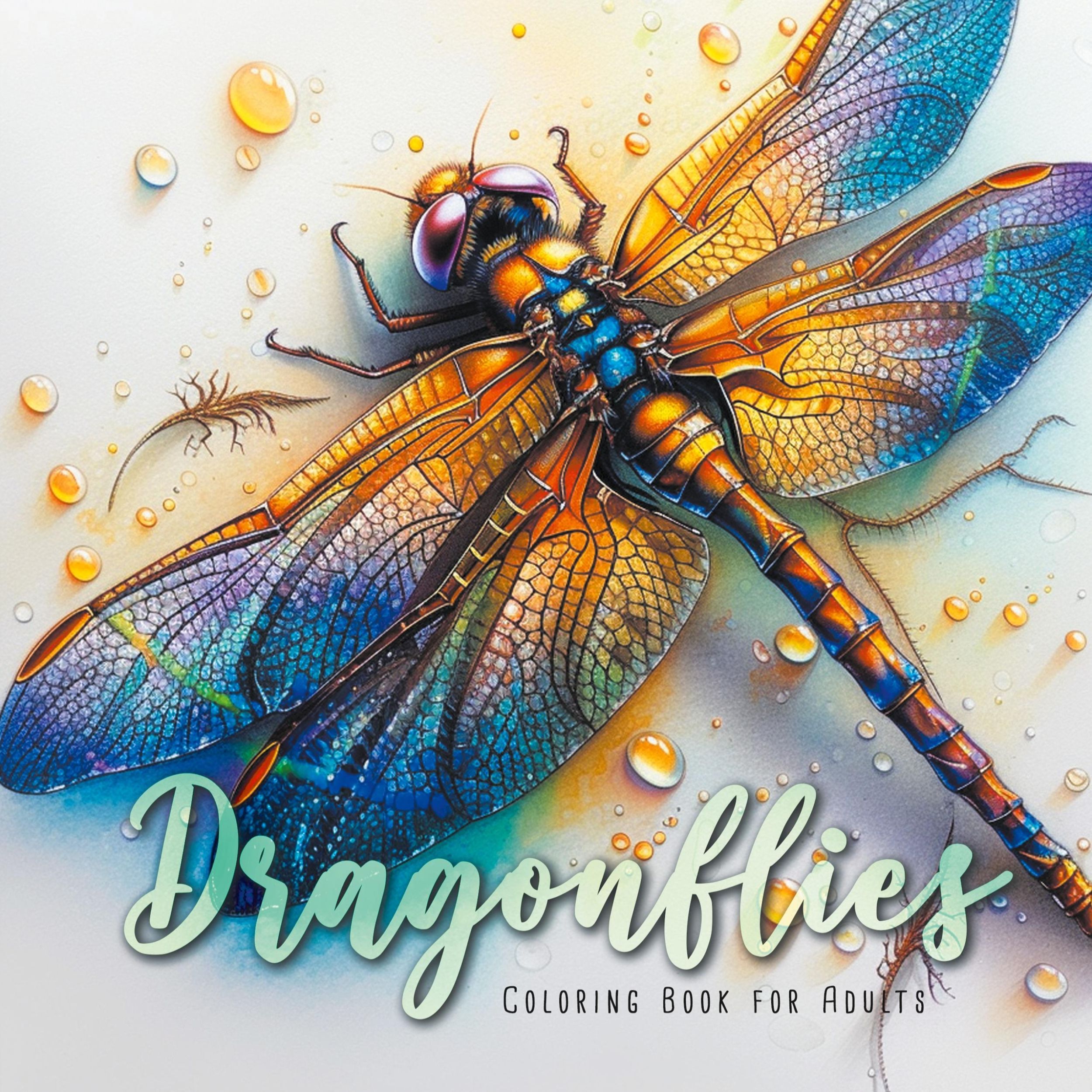 Cover: 9783758466793 | Dragonflies Coloring Book for Adults | Monsoon Publishing | Buch