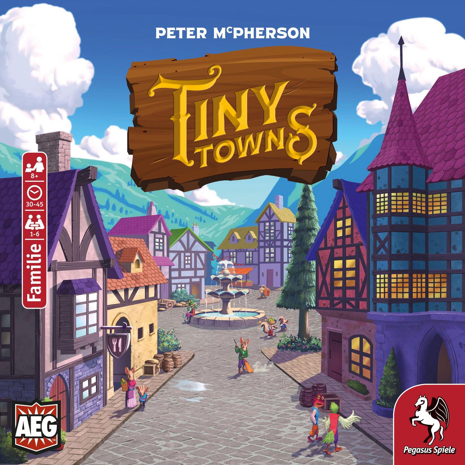 Cover: 4250231724565 | Tiny Towns (deutsche Ausgabe) | Spiel | Deutsch | 2019 | Pegasus