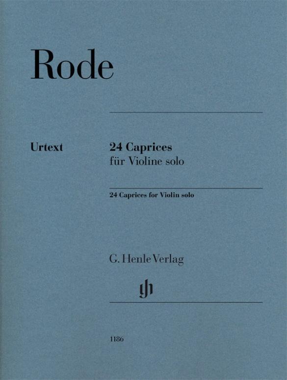 Cover: 9790201811864 | 24 Caprices für Violine solo | Instrumentation: Violin solo | Gertsch