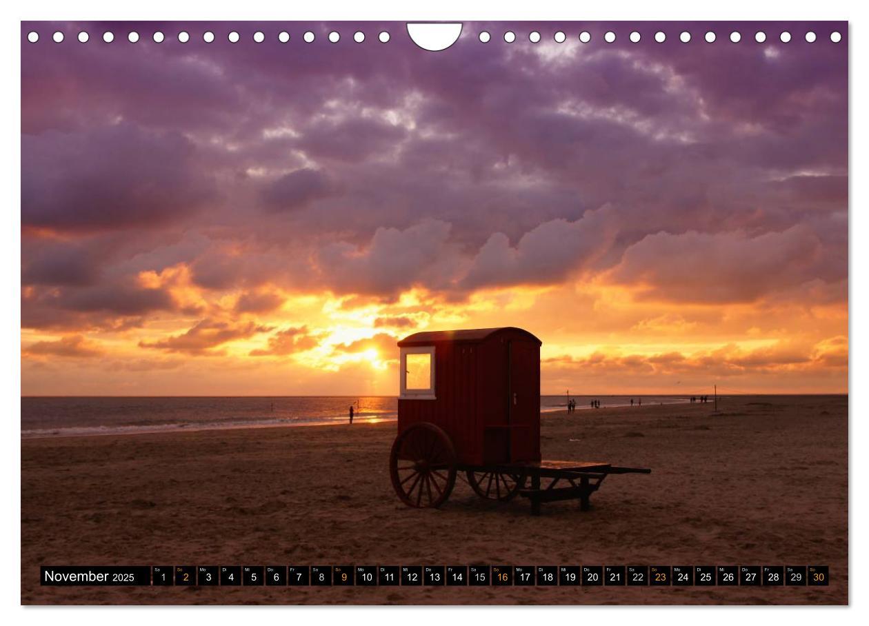 Bild: 9783435760824 | Borkum (Wandkalender 2025 DIN A4 quer), CALVENDO Monatskalender | 2025