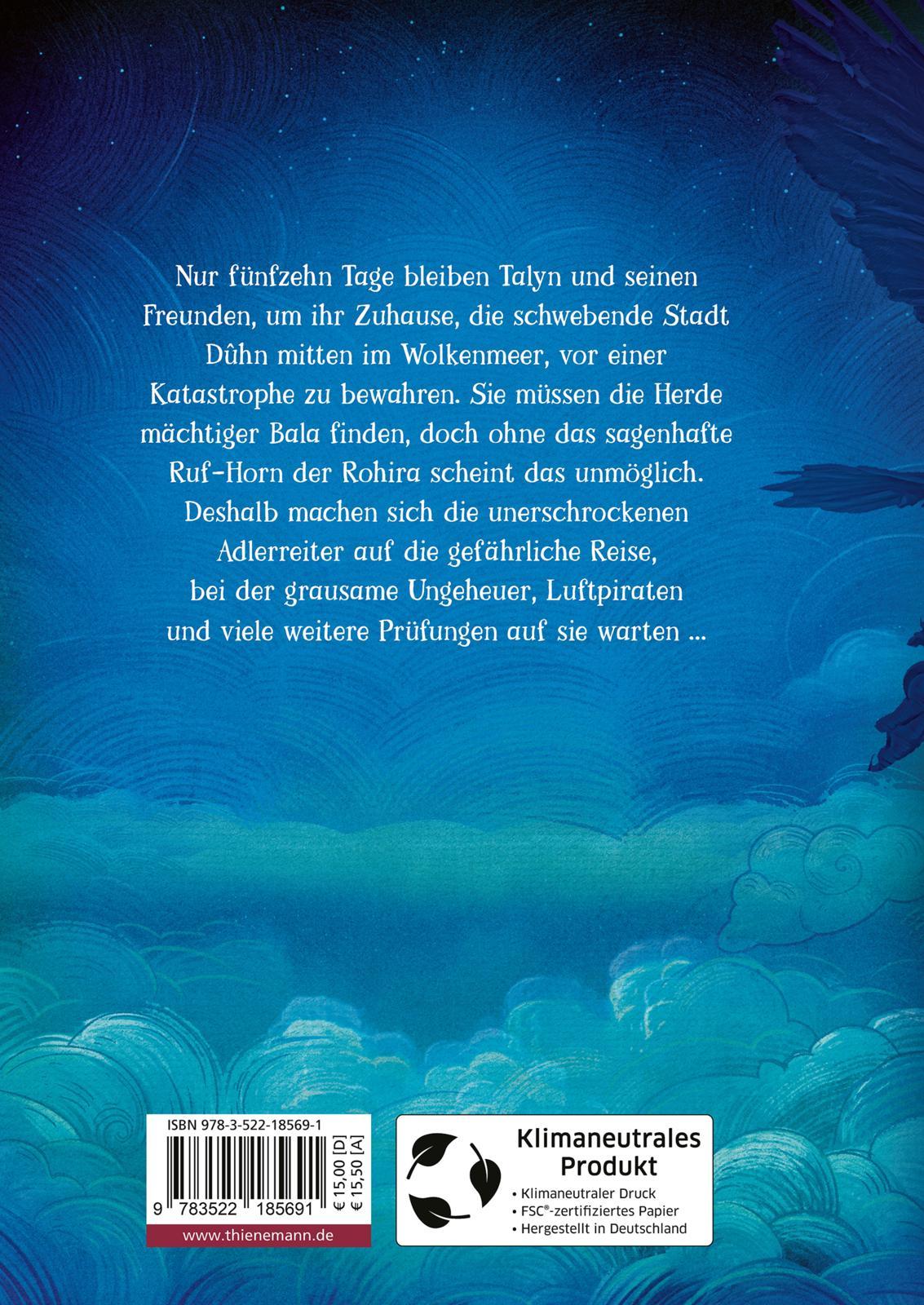 Rückseite: 9783522185691 | Die Adlerreiter und das Horn der Rohira | Bernd Perplies (u. a.)