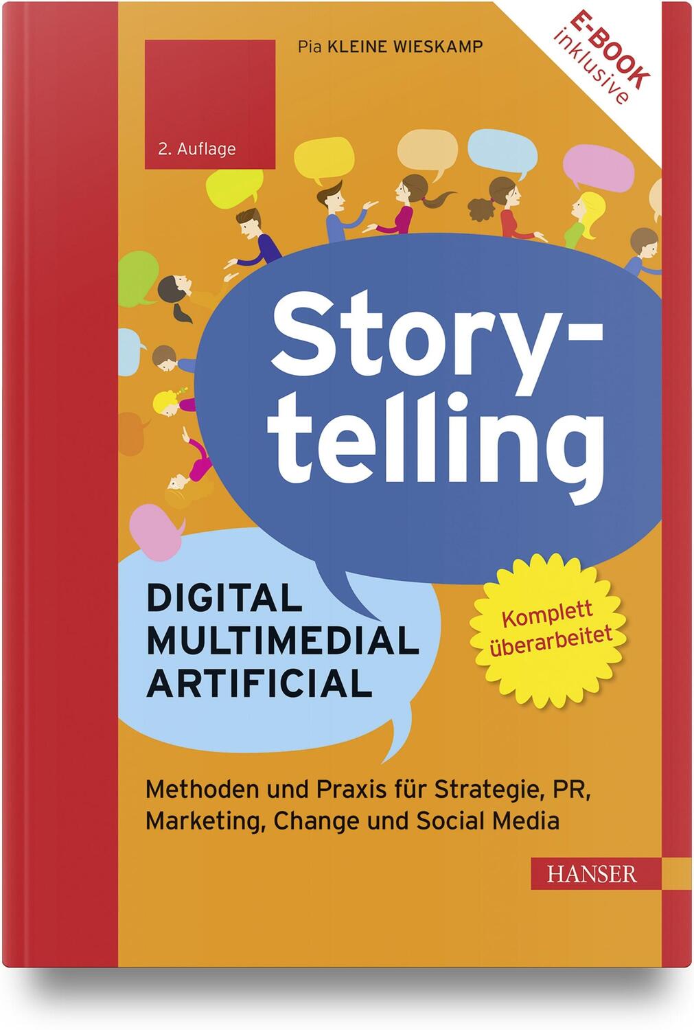 Cover: 9783446473799 | Storytelling: Digital - Multimedial - Artificial | Pia Kleine Wieskamp
