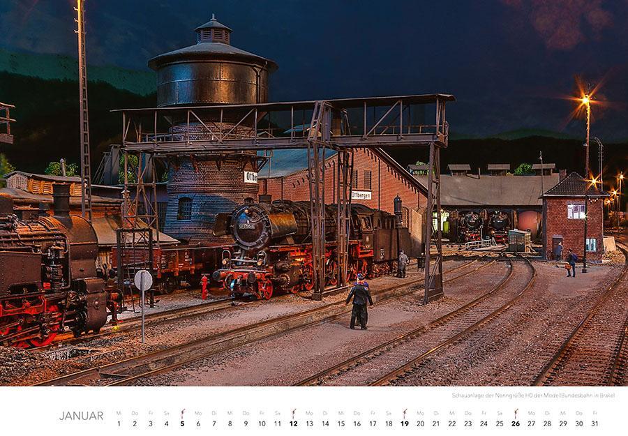 Bild: 9783966648356 | Traumanlagen von Modellbahnprofis Kalender 2025 | Kalender | 14 S.