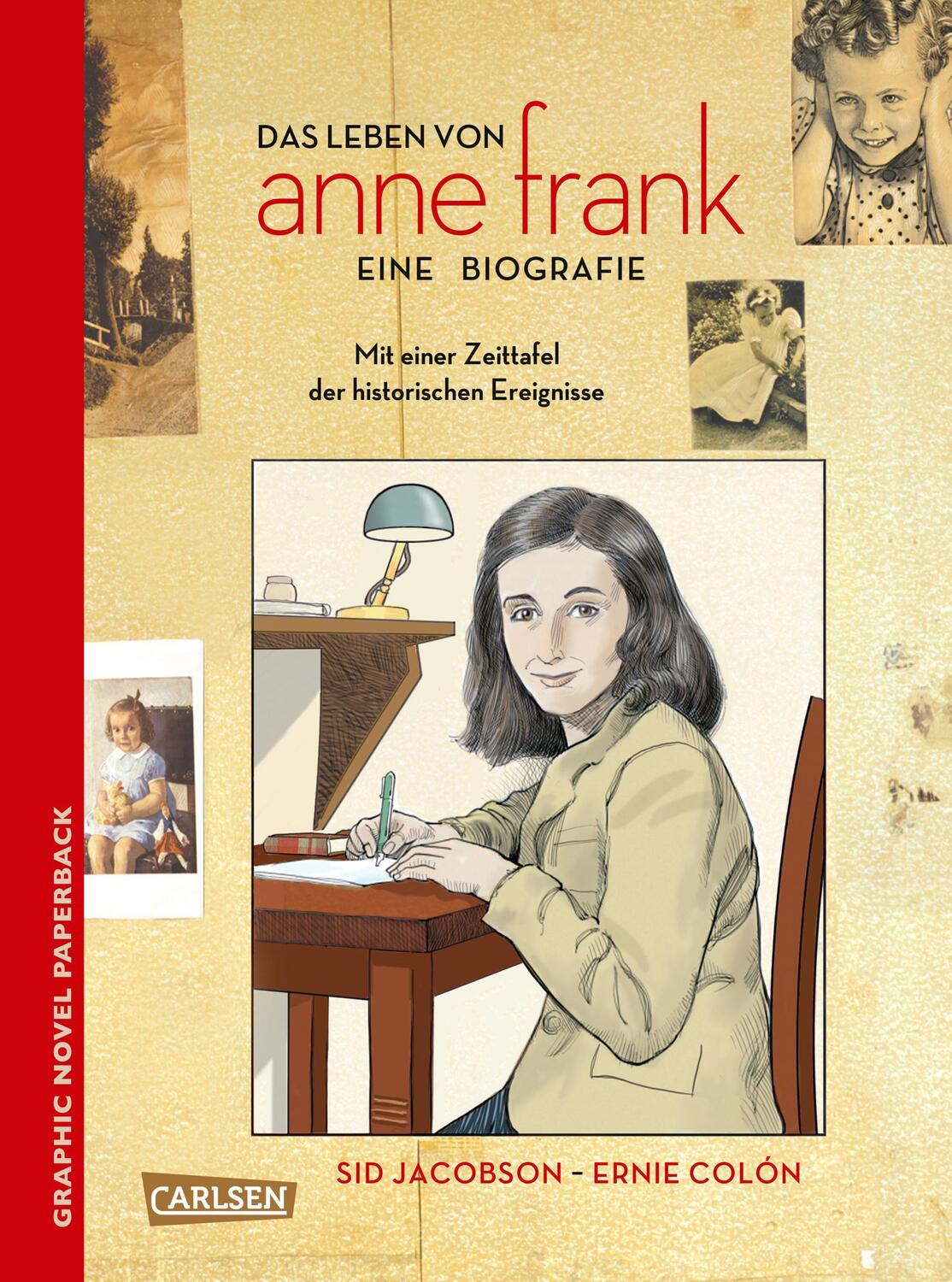 Cover: 9783551713872 | Anne Frank | Die Comic-Biografie | Ernie Colon (u. a.) | Taschenbuch