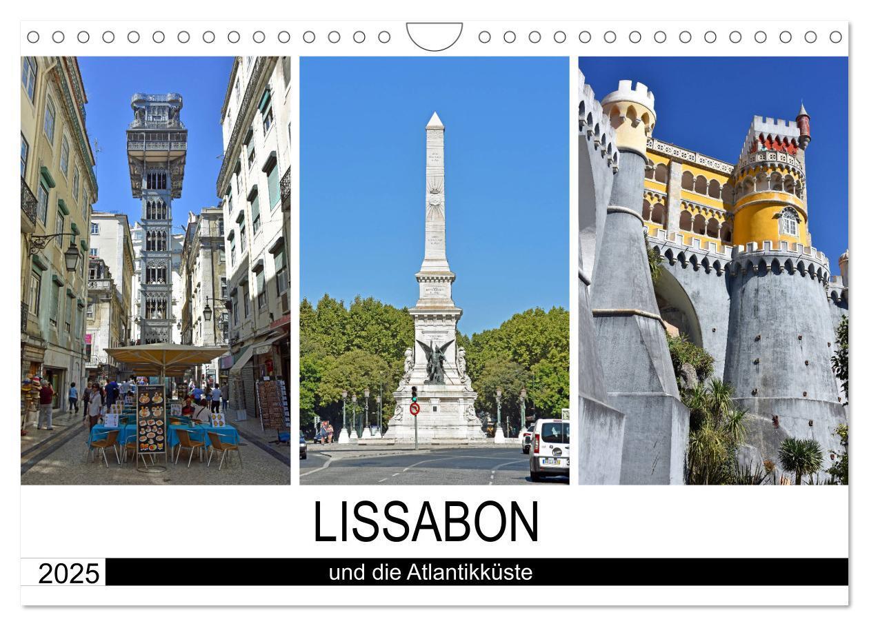 Cover: 9783435218622 | LISSABON und die Atlantikküste (Wandkalender 2025 DIN A4 quer),...