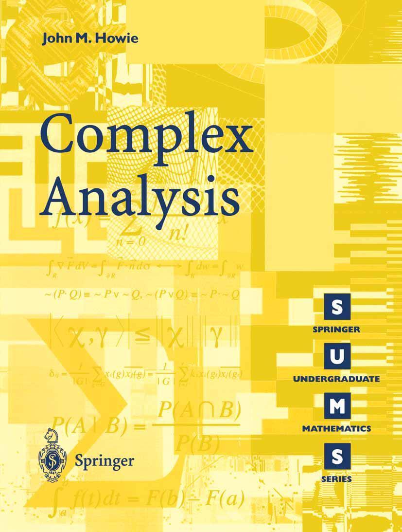 Cover: 9781852337339 | Complex Analysis | John M. Howie | Taschenbuch | Paperback | xi | 2003