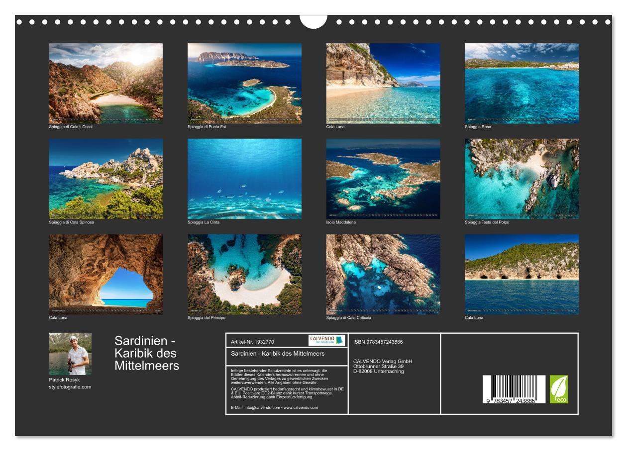 Bild: 9783457243886 | Sardinien - Karibik des Mittelmeers (Wandkalender 2025 DIN A3...