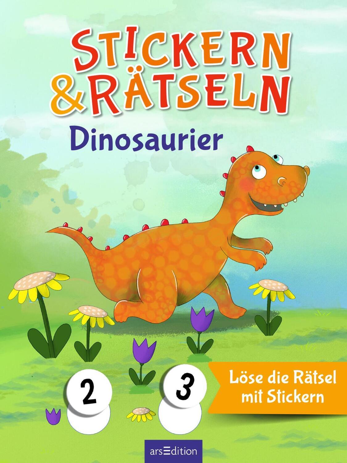 Bild: 9783845856155 | Stickern &amp; Rätseln ab 3: Stickern &amp; Rätseln - Dinosaurier | Sauter