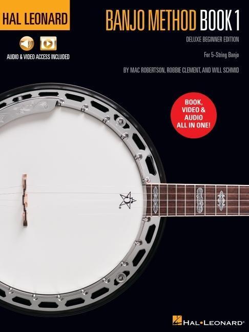 Cover: 196288102960 | Hal Leonard Banjo Method Book 1 - Deluxe Beginner Edition for...