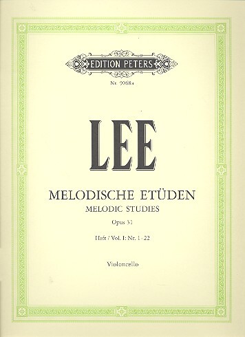 Cover: 9790014072858 | Melodische Etudes 1 Op.31 | Edition Peters | EAN 9790014072858