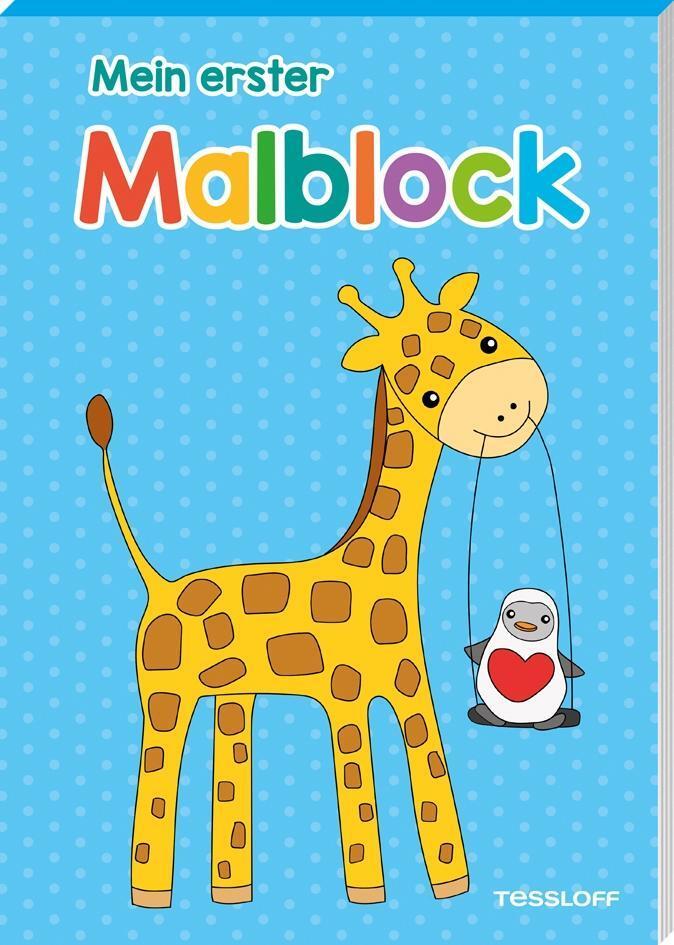 Cover: 9783788640408 | Mein erster Malblock | Motiv: Giraffe, Malbücher und -blöcke | Buch