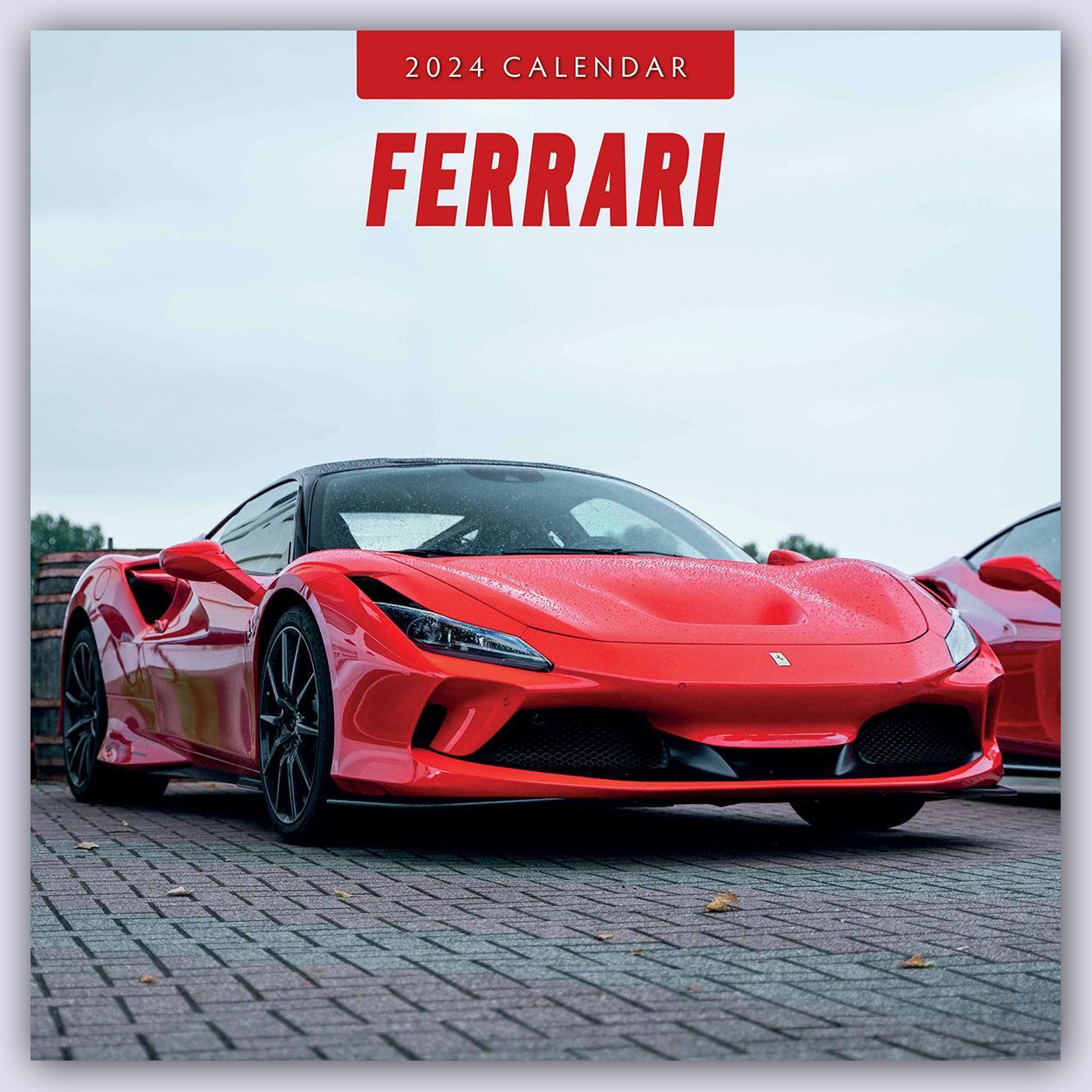 Cover: 9781804423516 | Ferrari 2024 Square Wall Calendar | Red Robin Publishing Ltd. | Buch