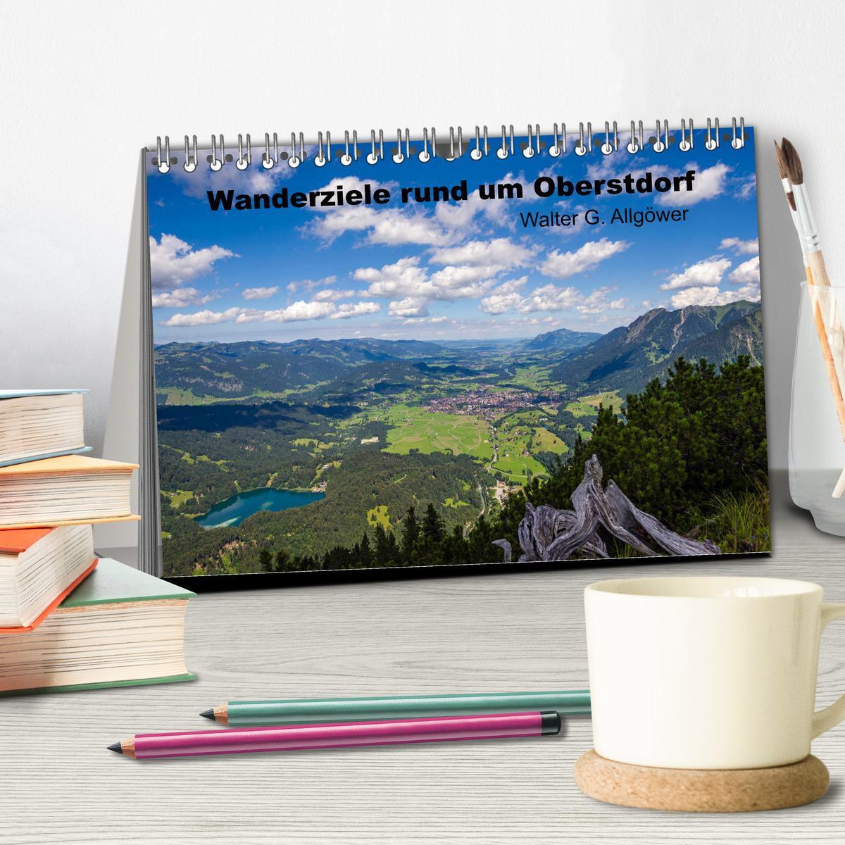 Bild: 9783435493258 | Wanderziele rund um Oberstdorf (Tischkalender 2025 DIN A5 quer),...