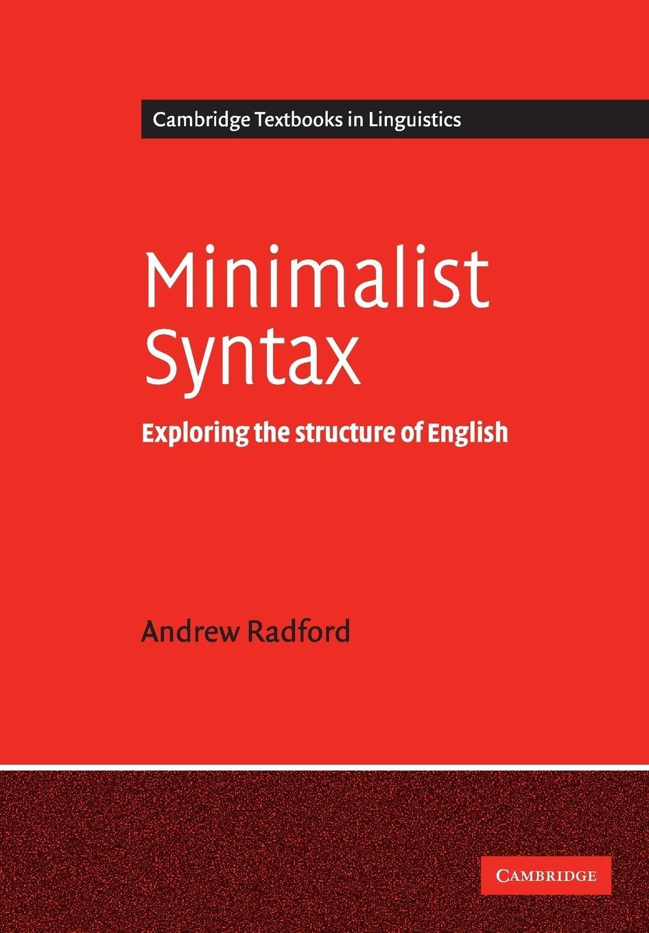 Cover: 9780521542746 | Minimalist Syntax | Andrew Radford | Taschenbuch | Paperback | 2015